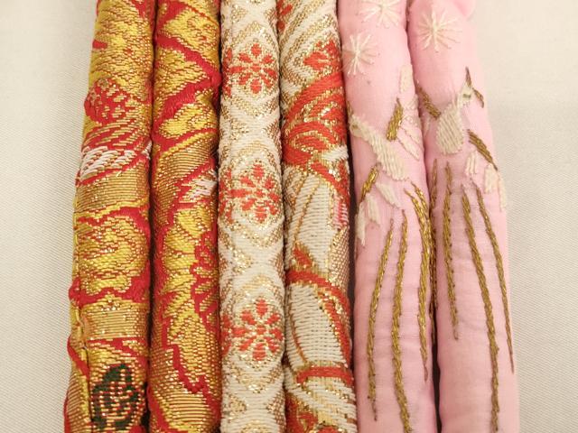 平和屋着物[]七五三　女の子　和装小物　帯締め20本セット　アンティーク　丸ぐけ　刺繍　金銀糸　逸品　未使用あり　AABJ5592ja