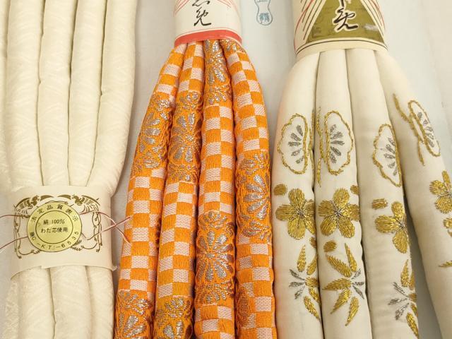 平和屋着物[]七五三　女の子　和装小物　帯締め20本セット　アンティーク　丸ぐけ　刺繍　金銀糸　逸品　未使用あり　AABJ5592ja