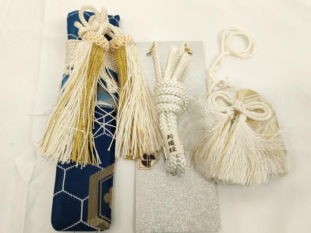 平和屋着物[]七五三　男の子　和装小物セット　亀甲花文　逸品　AABJ5600ja