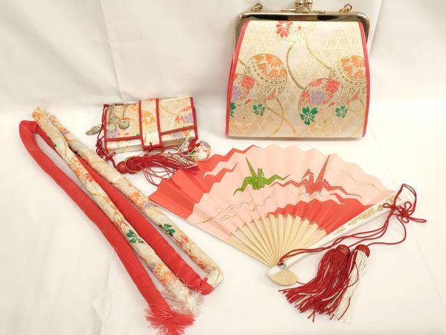 平和屋着物[]七五三　女の子　和装小物セット　手毬文　逸品　AABJ5601ja
