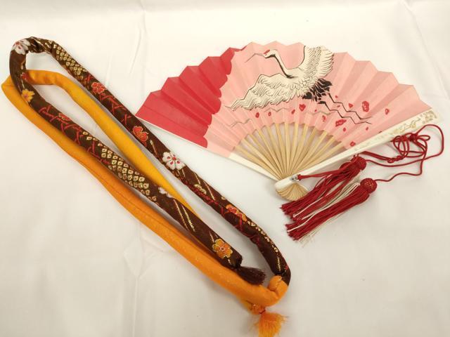 平和屋着物[]七五三　女の子　和装小物セット　手毬文　桜　逸品　AABJ5606ja