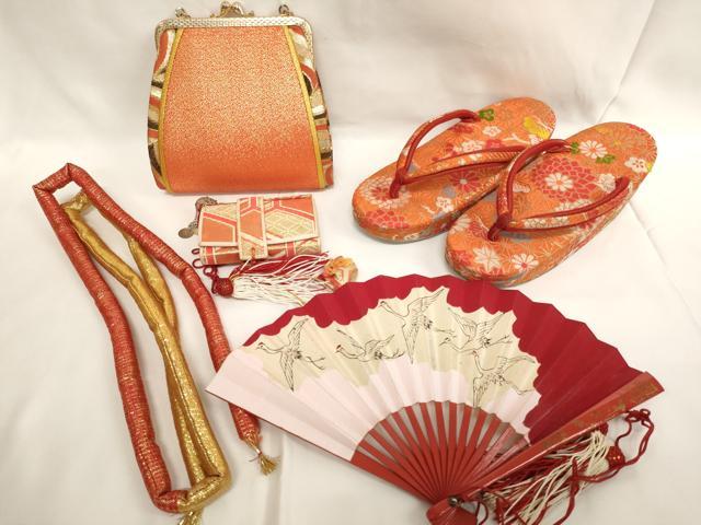 平和屋着物[]七五三　女の子　和装小物セット　吉祥文　逸品　AABJ5607ja