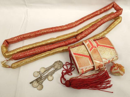 平和屋着物[]七五三　女の子　和装小物セット　吉祥文　逸品　AABJ5607ja