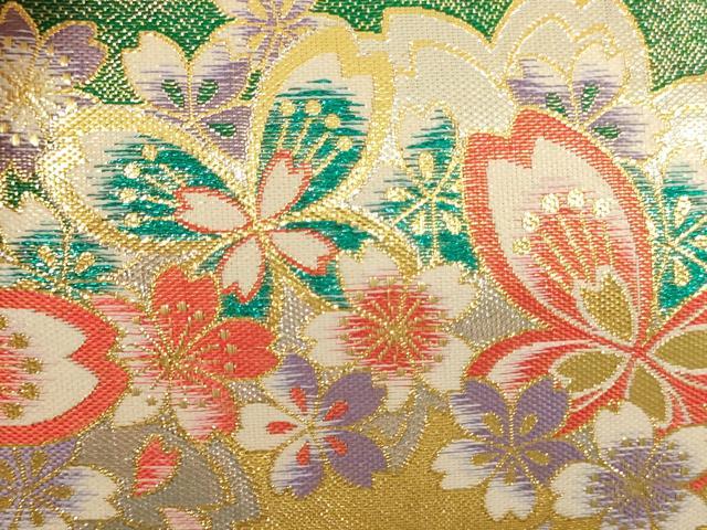 平和屋着物[]七五三　女の子　和装小物セット　舞桜文　逸品　AABJ5610ja