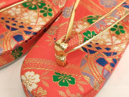 平和屋着物[]七五三　女の子　和装小物セット　舞桜文　逸品　AABJ5610ja