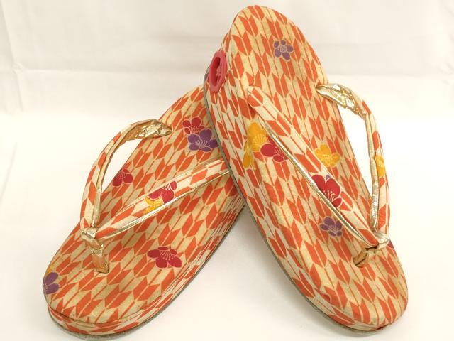 平和屋着物[]七五三　女の子　和装小物セット　矢羽梅文　逸品　AABJ5612ja