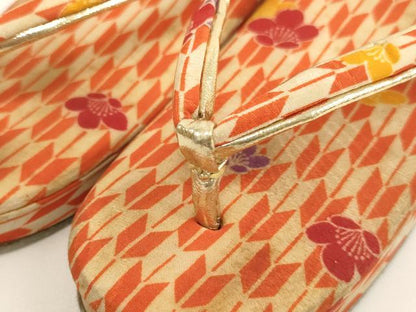 平和屋着物[]七五三　女の子　和装小物セット　矢羽梅文　逸品　AABJ5612ja