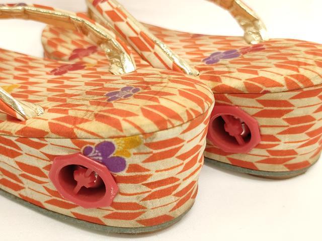 平和屋着物[]七五三　女の子　和装小物セット　矢羽梅文　逸品　AABJ5612ja