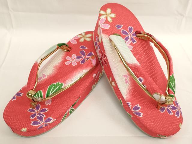 平和屋着物[]七五三　女の子　和装小物セット　舞花文　逸品　AABJ5614ja