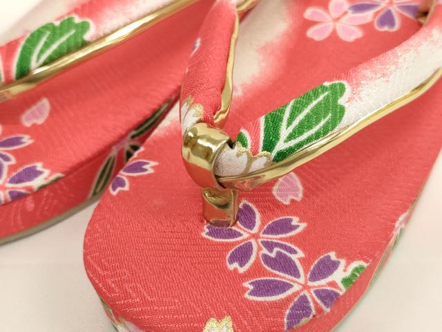 平和屋着物[]七五三　女の子　和装小物セット　舞花文　逸品　AABJ5614ja