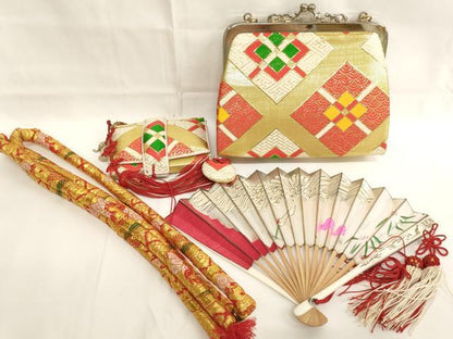 平和屋着物[]七五三　女の子　和装小物セット　菱文　逸品　AABJ5615ja