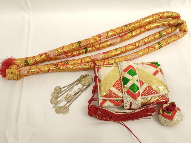 平和屋着物[]七五三　女の子　和装小物セット　菱文　逸品　AABJ5615ja