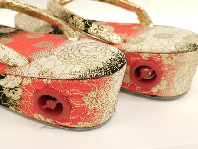 平和屋着物[]七五三　女の子　和装小物セット　鶴丸花文　逸品　AABJ5616ja