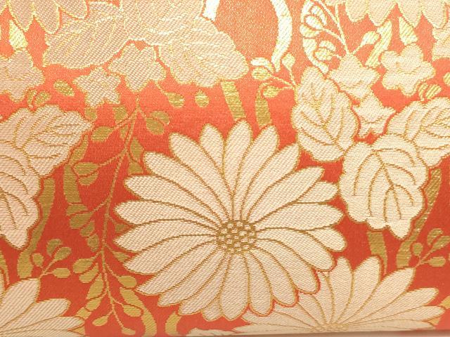平和屋着物[]七五三　女の子　和装小物　和装バッグ・草履セット　立涌花文　金糸　逸品　AABJ5619ja