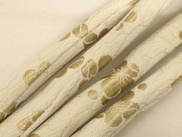 平和屋着物[]七五三　女の子　和装小物セット　舞花文　金糸　箱付き　逸品　AABJ5622ja