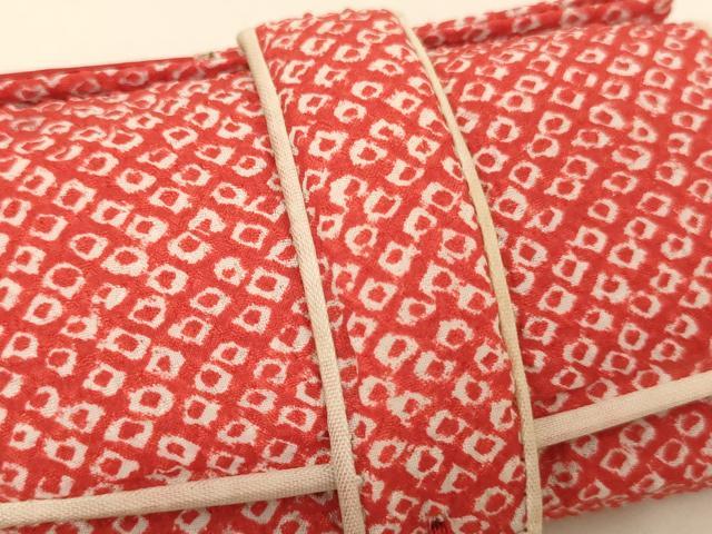 平和屋着物[]七五三　女の子　和装小物セット　絞り　箱付き　逸品　AABJ5623ja