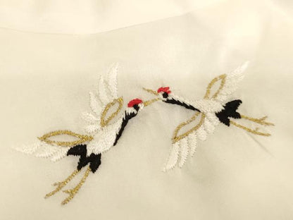 平和屋本店[]お宮参り　男の子　小物セット　刺繍　飛鶴文　金糸　箱付き　逸品　AABJ5626ja