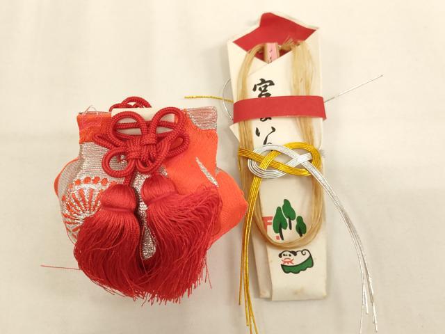 平和屋本店[]お宮参り　女の子　小物セット　刺繍　飛鶴文　箱付き　逸品　AABJ5628ja