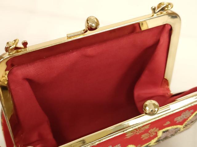 平和屋本店[]七五三　女の子　和装小物セット　舞桜文　金糸　箱付き　逸品　AABJ5629ja