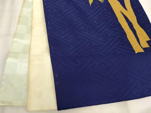 平和屋着物[]お宮参り　男の子　祝着　産着　初着　のしめ　虎　笹竹文　金彩　逸品　AABJ5667ja