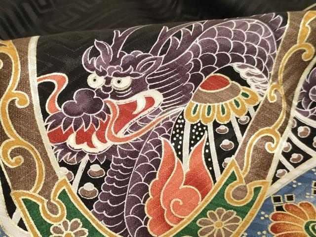 平和屋着物[]お宮参り　男の子　祝着　産着　初着　のしめ　兜　吉祥松文　暈し染め　金彩　逸品　未使用　AABJ5682ja