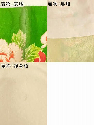 平和屋着物[]お宮参り　女の子　祝着　産着　初着　のしめ　駒刺繍　渡橋花文　金彩　逸品　未使用　AABJ5683ja