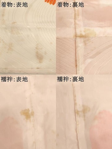 平和屋着物[]お宮参り　女の子　祝着　産着　初着　のしめ　刺繍　花鳥文　金糸　金彩　逸品　AABJ5692ja