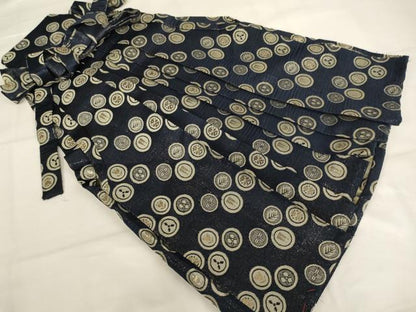 平和屋着物[]七五三　男の子　祝着・羽織・行灯袴セット　兜　宝づくし　暈し染め　金彩　AABJ5719ja