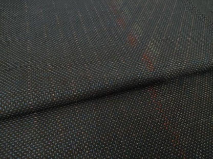 平和屋着物●本場大島紬　カタス9マルキ　間道　正絹　逸品　AABJ5729ck