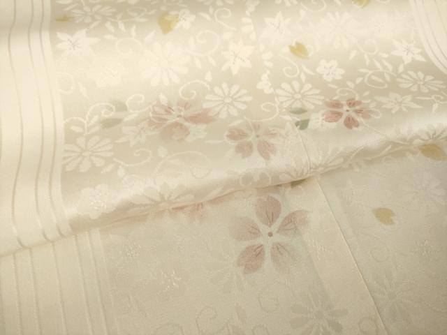 平和屋着物●長襦袢　無双仕立て　花間道　暈し染め　正絹　逸品　AABJ5736ck
