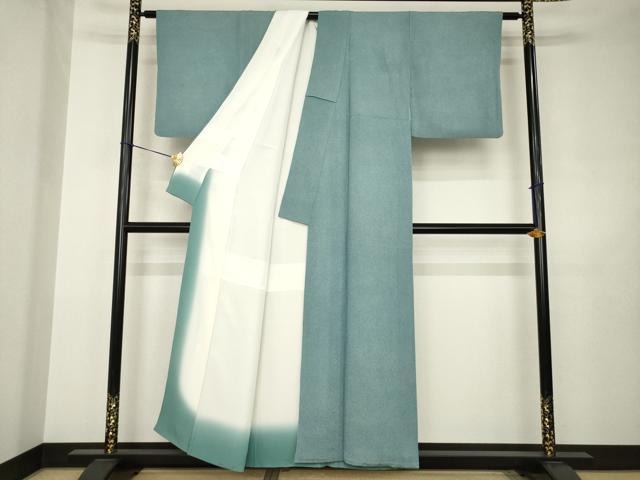 平和屋着物●江戸小紋　鮫小紋柄　正絹　逸品　AABJ5738ck