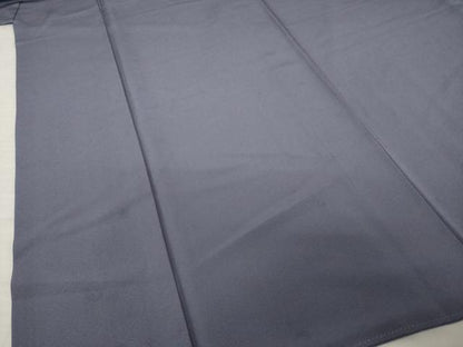 平和屋着物●上質な色無地　紫苑色　正絹　逸品　AABJ5741ck