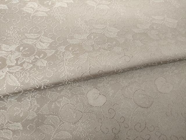 平和屋着物●お召　橘　梅鼠色　正絹　逸品　未使用　AABJ5756ck