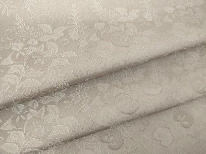 平和屋着物●お召　橘　梅鼠色　正絹　逸品　未使用　AABJ5756ck