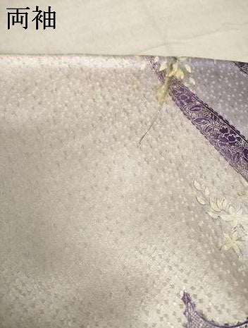 平和屋着物●創業460年・千總　小紋　草花文　暈し染め　正絹　逸品　AABJ5777ck
