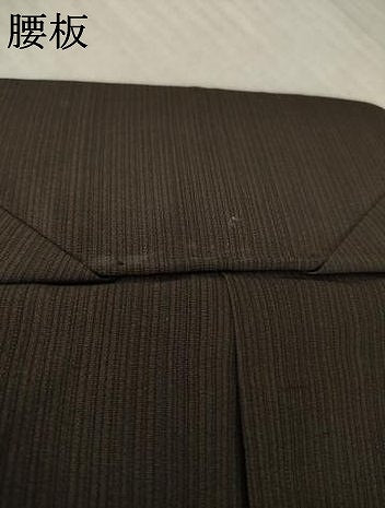 平和屋着物●男性　馬乗り袴　縞　正絹　逸品　AABJ5788ck