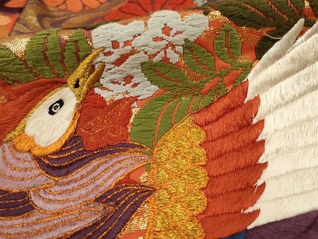 平和屋本店●色打掛　和装　婚礼　結婚式　花嫁　神社挙式　唐織　鳳凰草花文　金銀糸　逸品　AABJ5806ou
