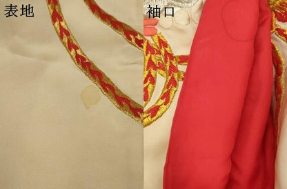 平和屋本店●色打掛　和装　婚礼　結婚式　花嫁　神社挙式　吉祥花鳥文　金銀糸　逸品　AABJ5835ou
