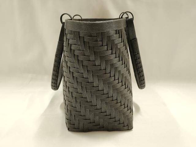平和屋着物＊夏物　和装小物　和装バッグ　ハンドル　籠バッグ　巾着　網代　逸品　AABJ5849ay