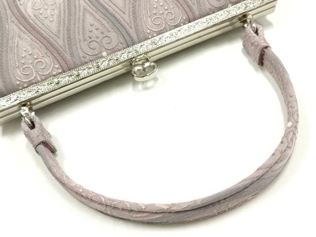 平和屋着物▼和装小物　和装バッグ2点セット　ハンドバッグ　クラッチバッグ　立涌文様　逸品　AABJ5863ay