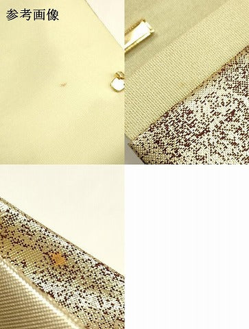 平和屋着物▼和装小物　和装バッグ2点セット　ハンドバッグ　クラッチバッグ　佐賀錦　金糸　逸品　AABJ5864ay