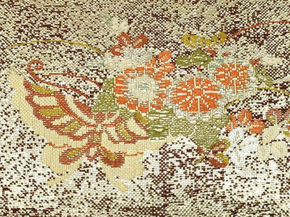 平和屋着物▼和装小物　和装バッグ2点セット　ハンドバッグ　クラッチバッグ　佐賀錦　金糸　逸品　AABJ5864ay