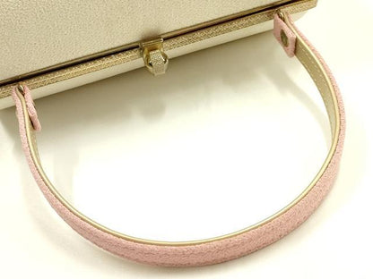 平和屋着物▼和装小物　和装バッグ　振袖用　ハンドバッグ　刺繍　花柄　桜　金糸　逸品　AABJ5866ay