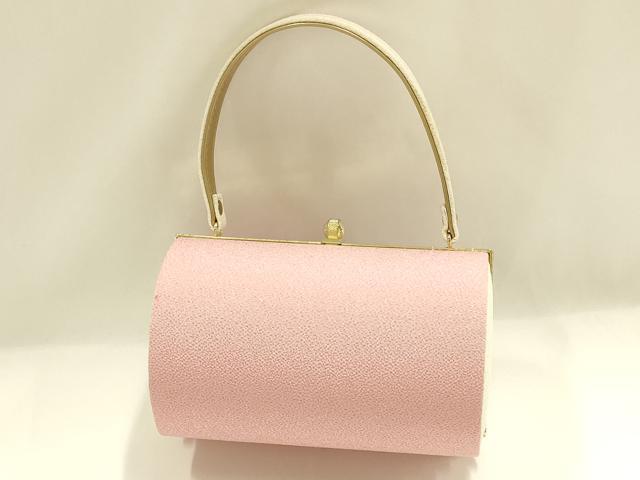平和屋着物▼和装小物　和装バッグ　振袖用　ハンドバッグ　刺繍　花柄　桜　金銀糸　逸品　AABJ5868ay