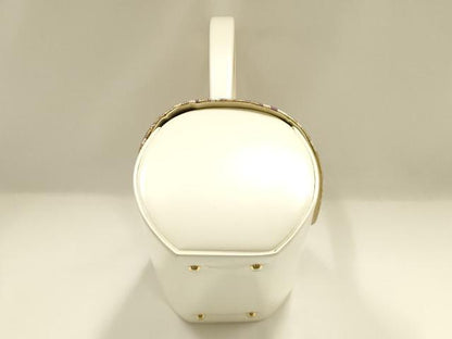平和屋着物▼和装小物　和装バッグ　ハンドバッグ　花柄　金糸　帯地使用　逸品　AABJ5869ay