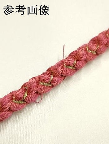 平和屋着物●和装小物　振袖用帯締め　装飾　つまみ細工　パール　ビーズ　鈴　金糸　逸品　AABJ5879ay