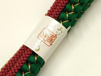平和屋本店●和装小物　振袖用帯締め・帯揚げセット　総絞り　雲　菊　金糸　金彩　あい美苑　逸品　AABJ5900ay