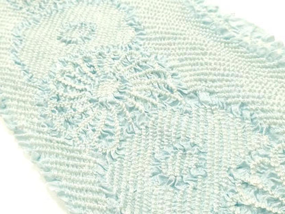平和屋着物●和装小物　帯締め・帯揚げセット　平組　柄絞り　菊繋ぎ　逸品　未使用　AABJ5903ay