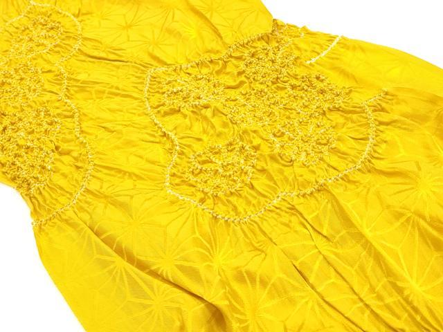 平和屋着物●和装小物　帯締め・帯揚げセット　畝組　柄絞り　雲取り花文　逸品　未使用　AABJ5904ay