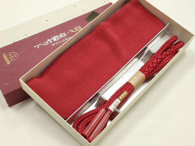 平和屋着物●和装小物　帯締め・帯揚げセット　奈良組　めいくやまと　逸品　未使用　AABJ5961ay
